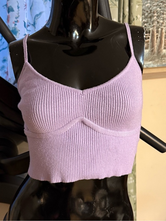 PacSun Other - PacSun Lavender Ribbed Knit Bralette Cami